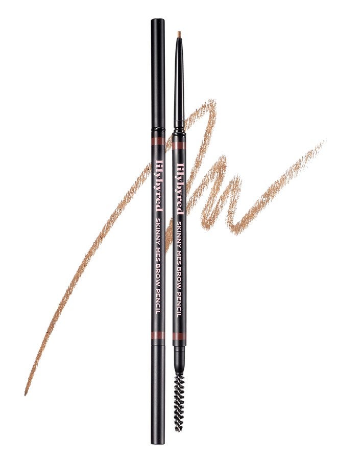 lilybyred Skinny Mes Brow Pencil | Korean 1.5mm Ultra-Slim Tip Eyebrow Pencil, Natural Hard Formula, Fine Hair-Like Strokes, Oil-Control, Sweat-Resistant, Long-Lasting, 0.005 oz. (02 Medium Brown) - Image 1